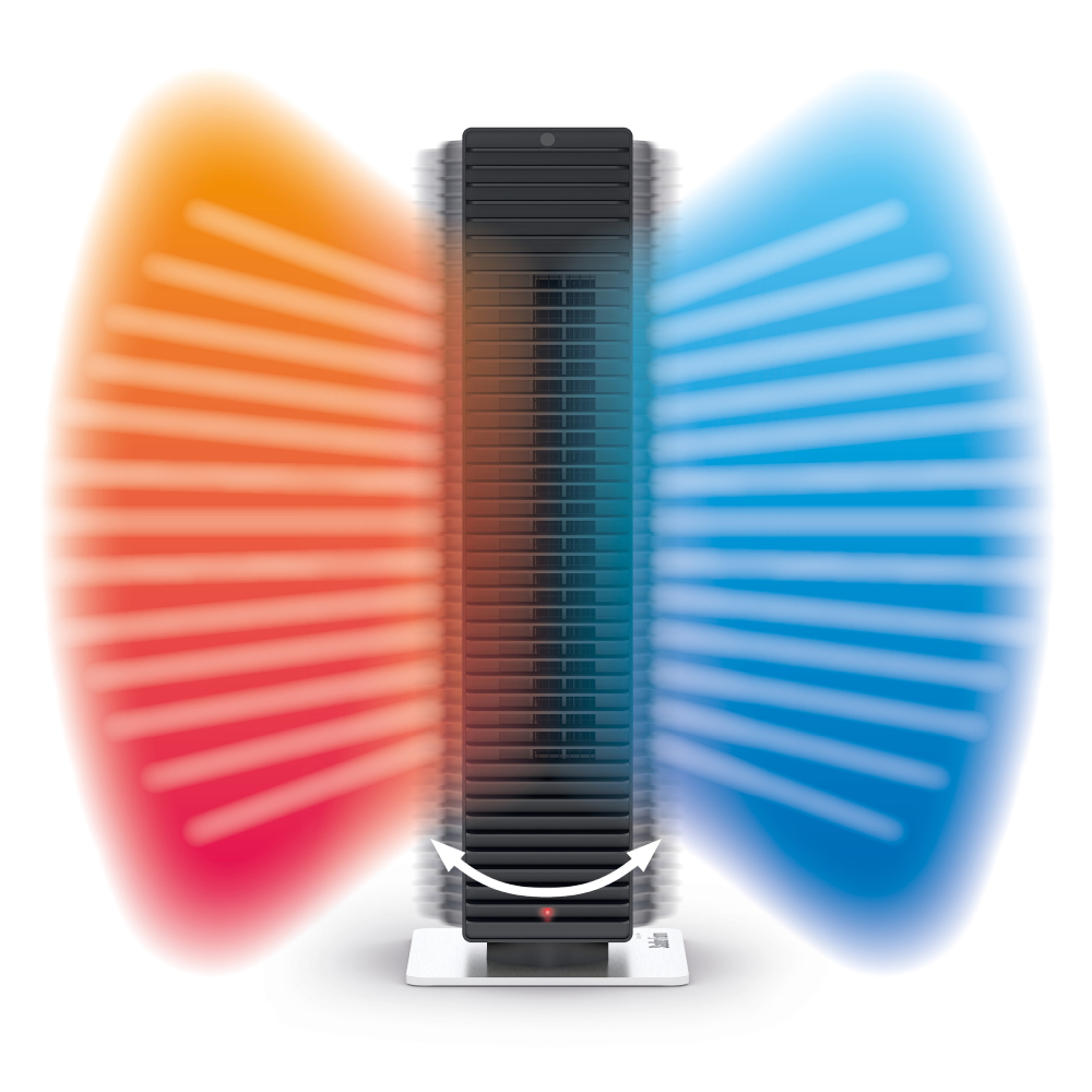 Termowentylator oscylacyjny Stadler Form Paul, czarny
