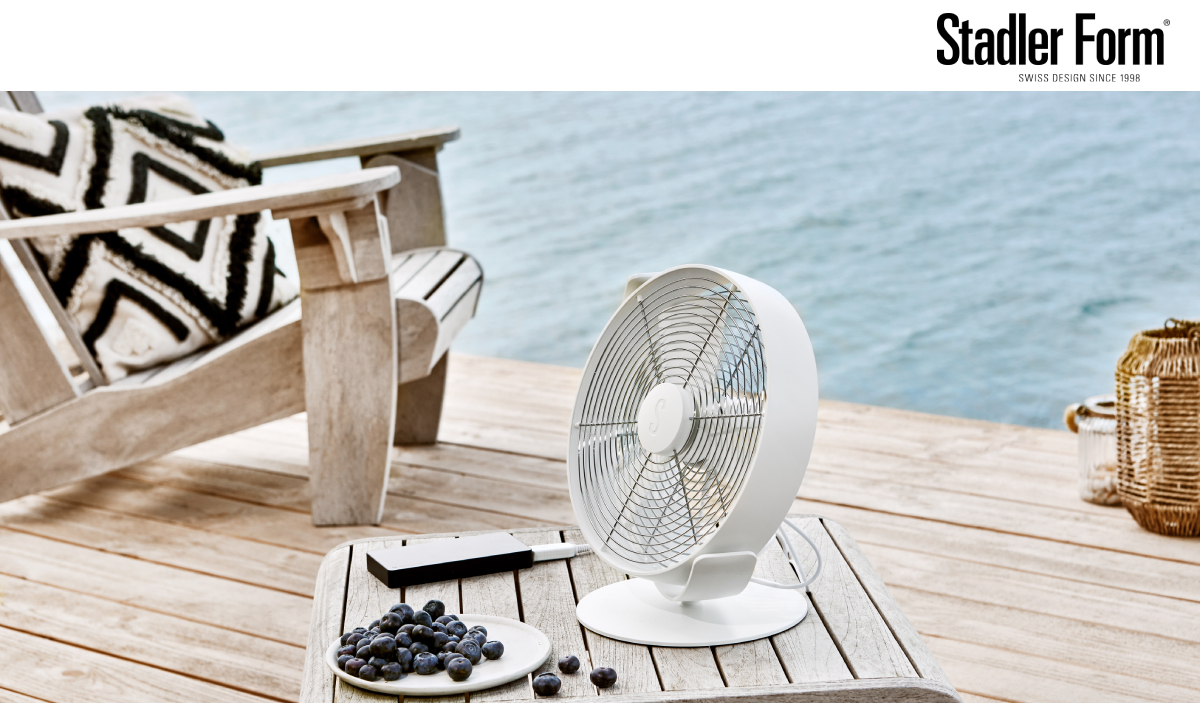 Wentylator Stadler Form Tim, biały