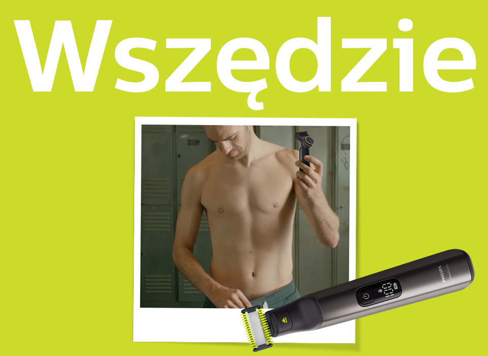 Philips Bez podrażnień, nawet w miejscach wrażliwych
