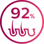 Ikona przekroju skóry z włosami