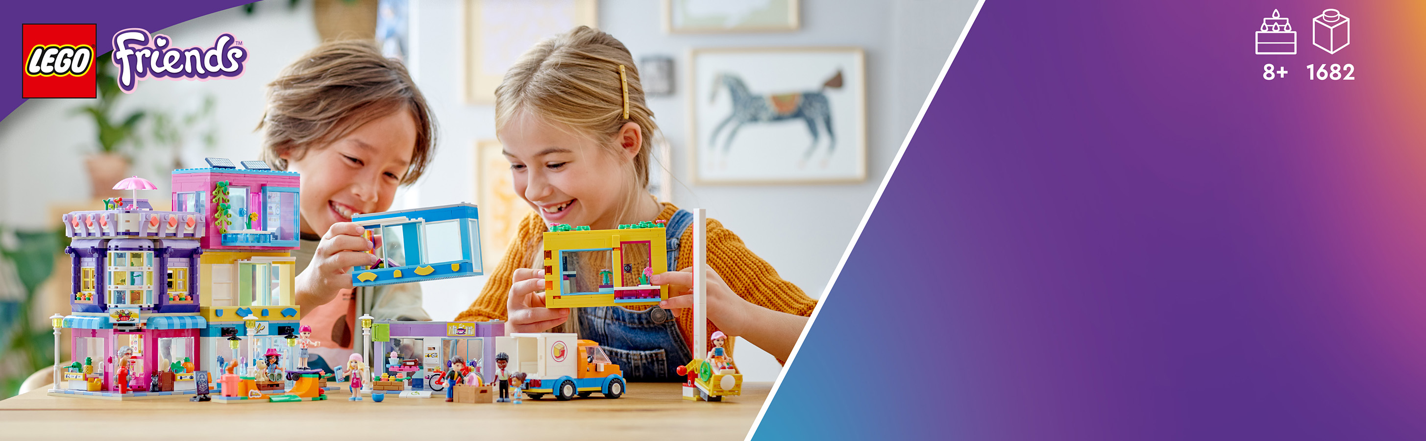 Zestaw z dzielnicą do opowiadania historii