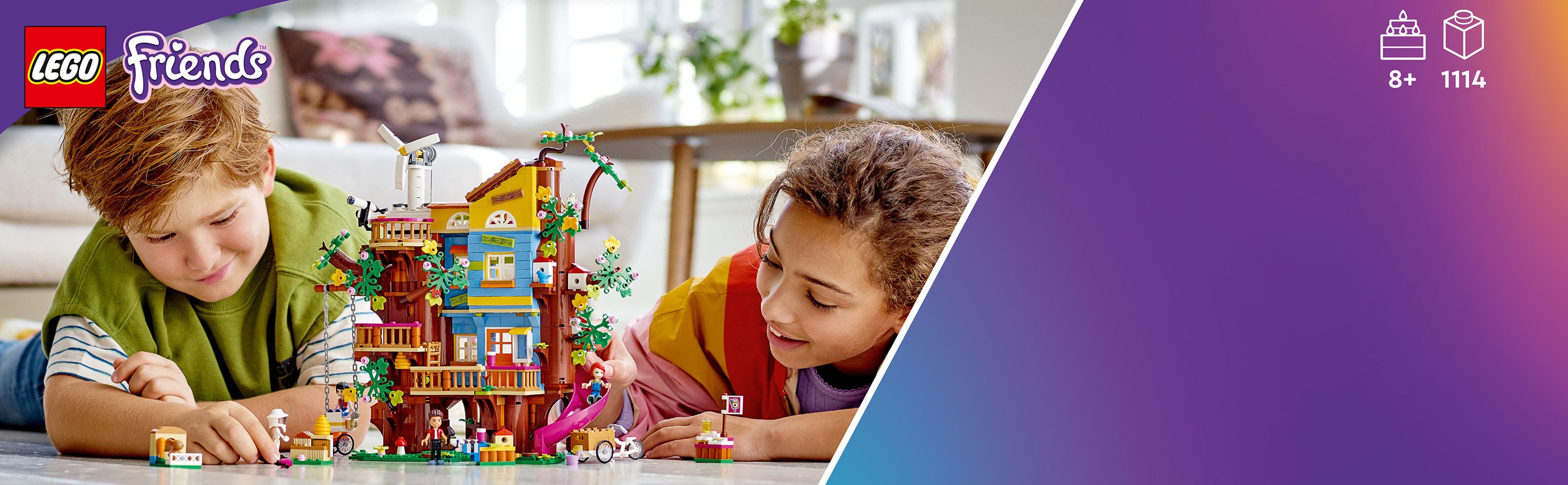 Domek na drzewie do zabawy z przyjaciółmi