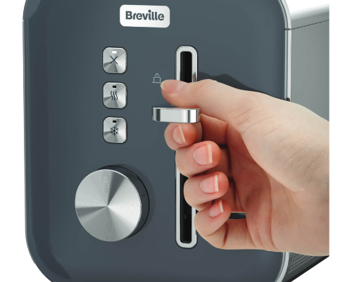 Toster Breville High Gloss na 2 kromki VTT949X Grey