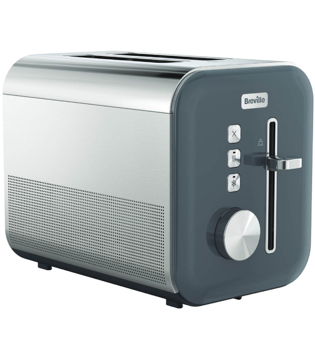 Toster Breville High Gloss na 2 kromki VTT949X Grey