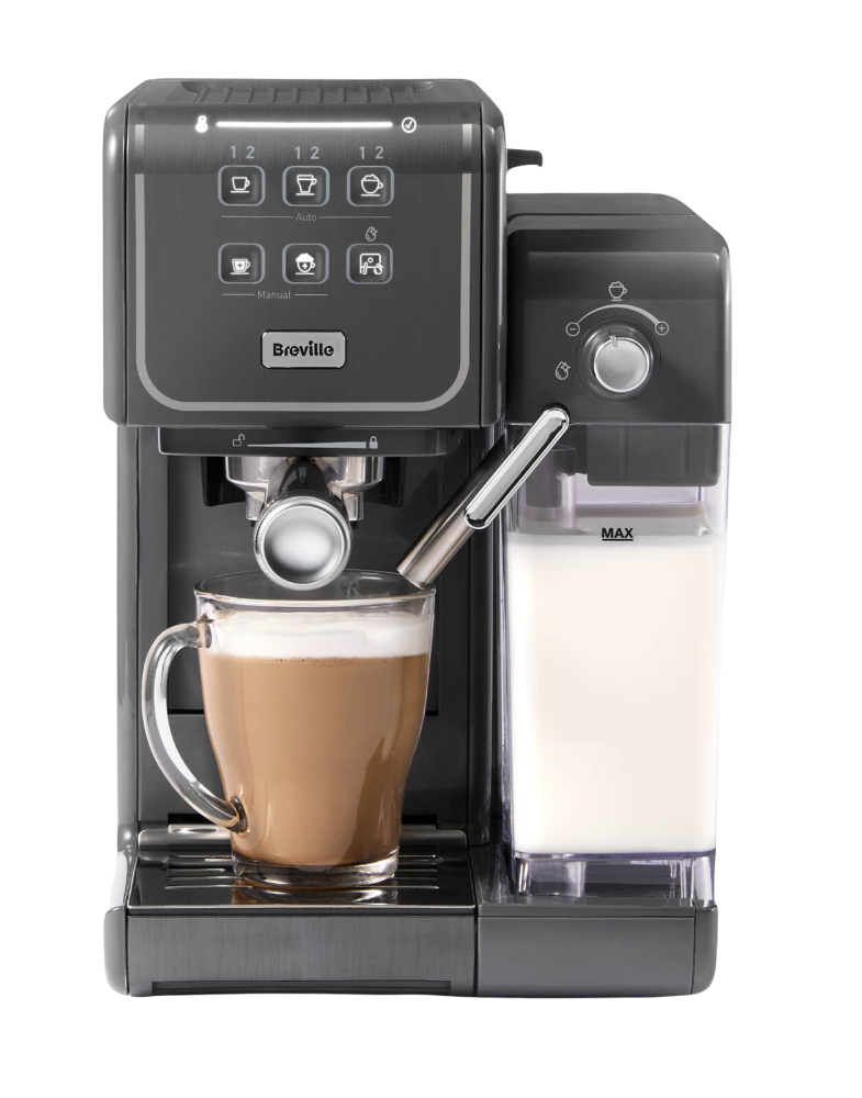Ekspres do kawy Breville Prima Latte III szary VCF146X