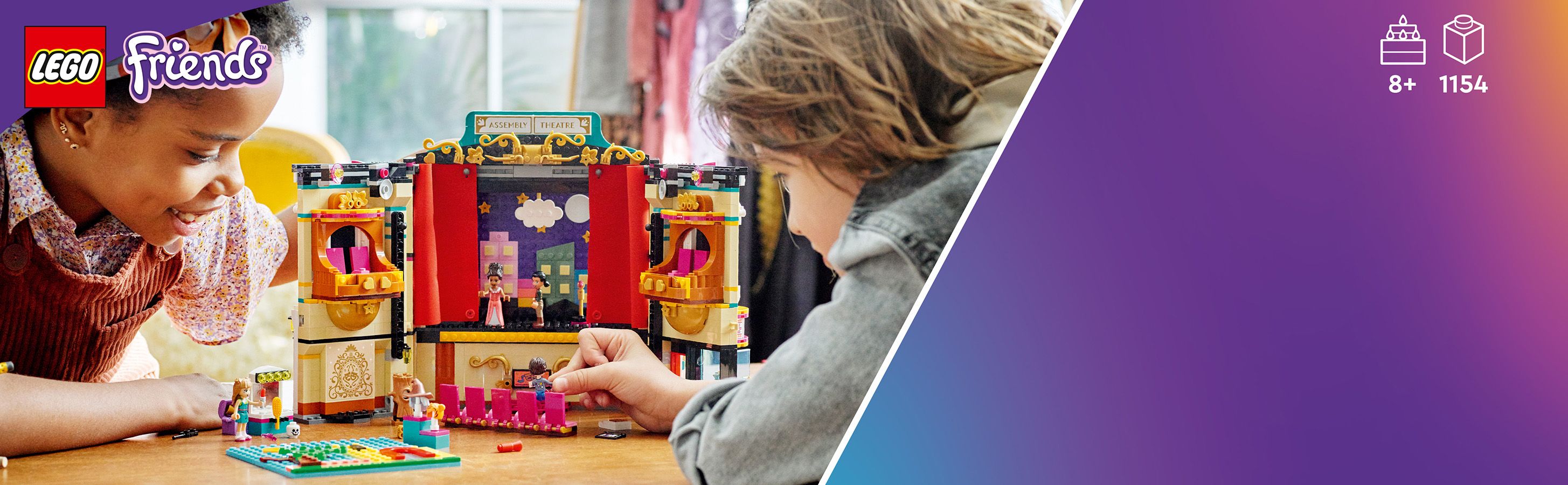 Piękny zestaw dla dzieci uwielbiających teatr