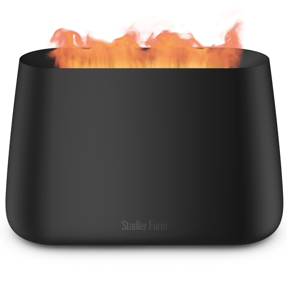 Ben - nawilżacz z aromatyzerem i efektem kominka, czarny