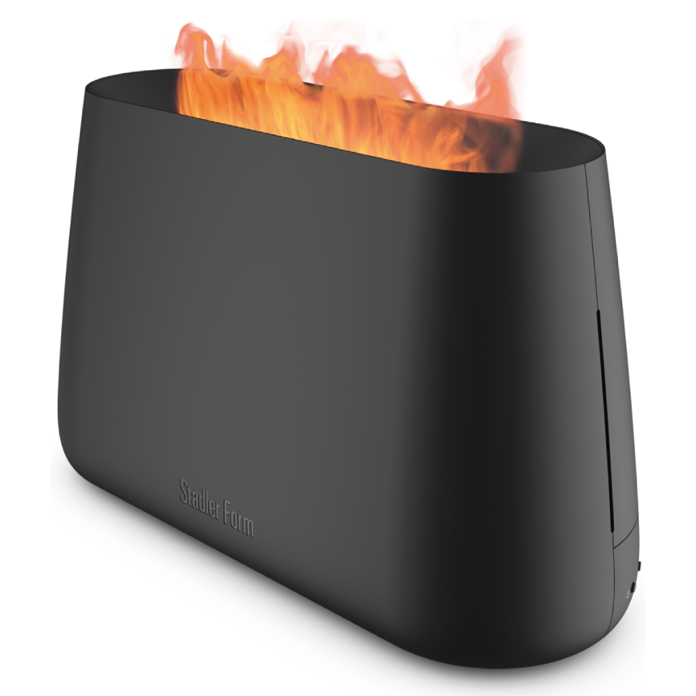 Ben - nawilżacz z aromatyzerem i efektem kominka, czarny