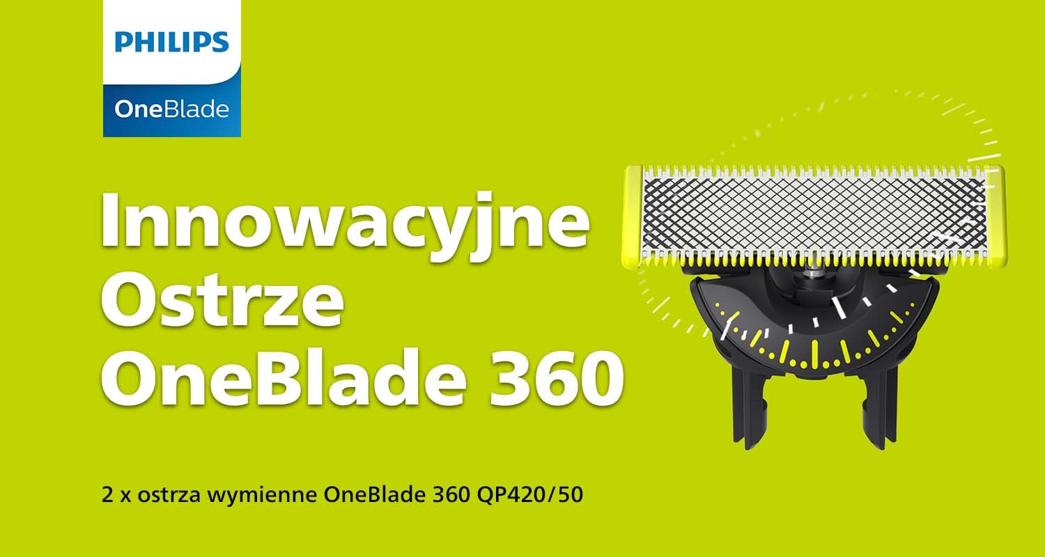 Sprawdź na Ceneo co wyróżnia ostrze Philips OneBlade 360 QP420/50 