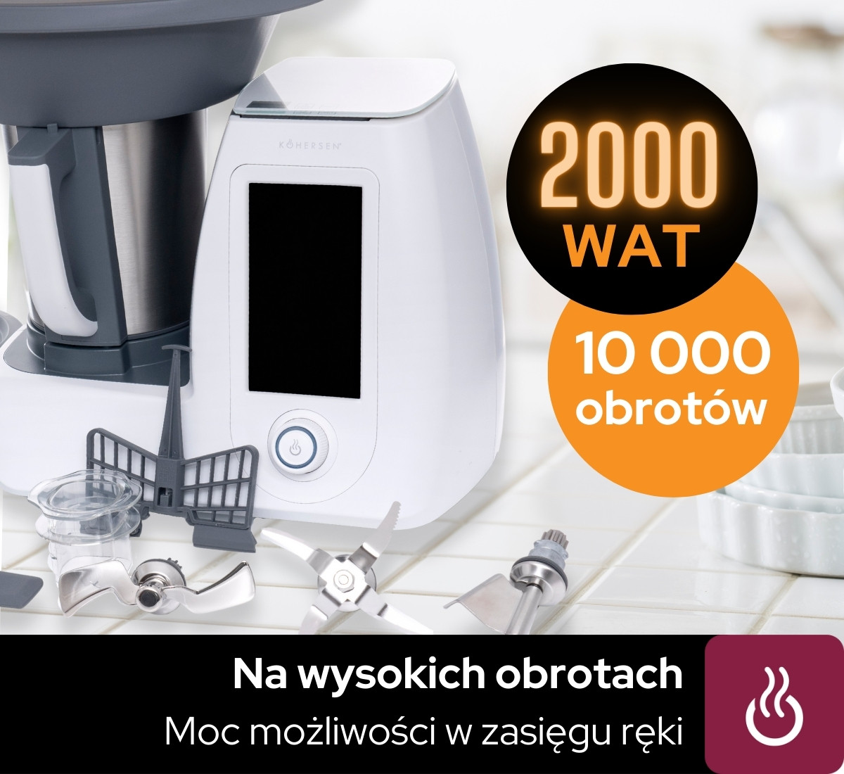 Moc w zasięgu ręki - wysokie obroty 2000W