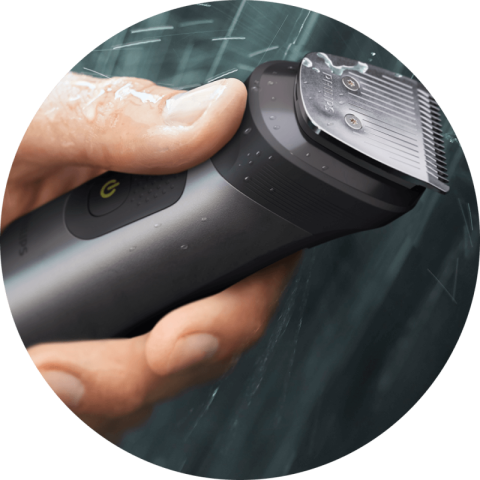 Wodoodporny zestaw do golenia i trymowania zarostu