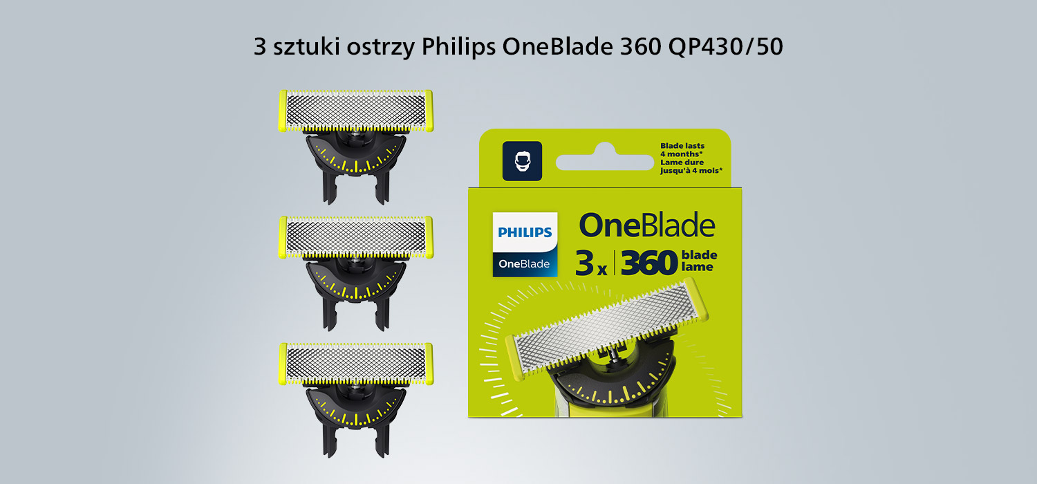 3 sztuki ostrzy w opakowaniu bez plastiku