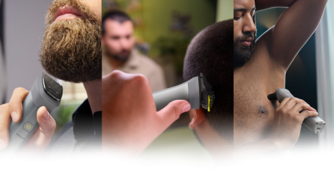 Używaj trymera Philips Multigroom MG5920/15 do twarzy, włosów i całego ciała