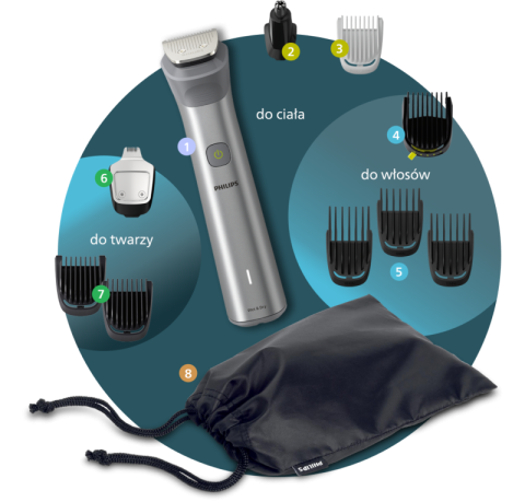 Philips Multigroom MG5920/15 wraz z akcesoriami