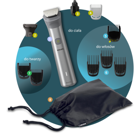 Philips Multigroom MG5930/15 wraz z akcesoriami