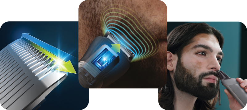 Precyzyjne trymowanie i stylizacja włosów