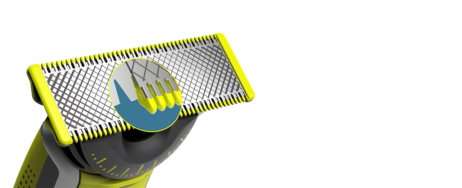 Dzięki wyjątkowej technologii OneBlade możesz golić się i stylizować swój zarost bez obaw o zacięcia i podrażnienia
