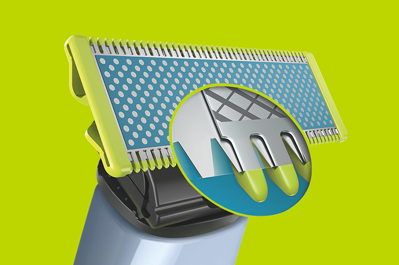 Ostrza OneBlade poruszają się do 200 razy na sekundę