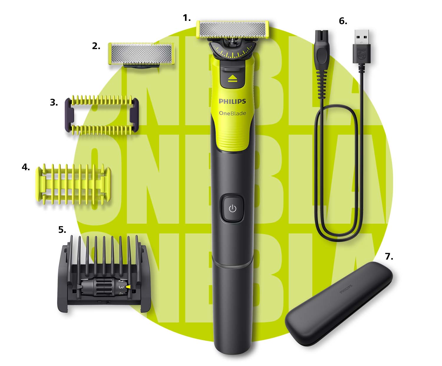 Sprawdź zawartość zestawu Philips OneBlade 360